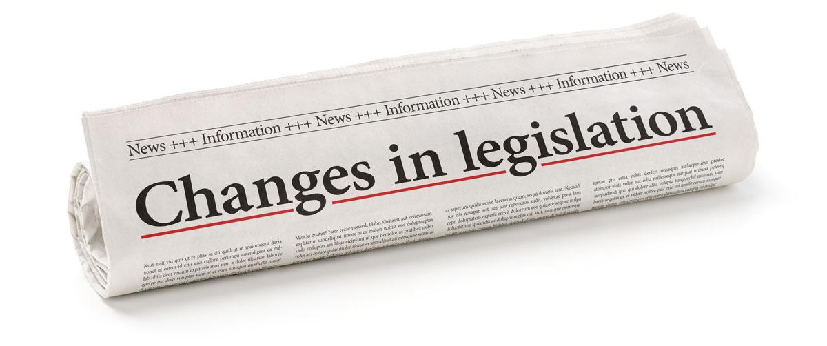 Change in Legislation