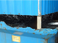 Corroded Cooling tower 