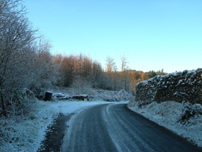 Icey road