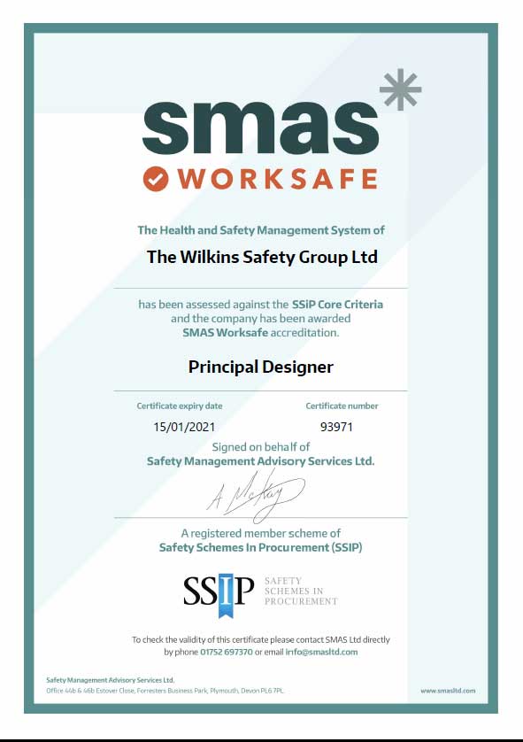 SMAS Principlal Designer certificate