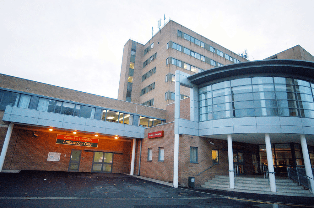 Corridor lighting upgrade, Yeovil District Hospital, Yeovil