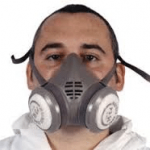 breathing mask Breathing face mask for face fit testing