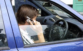 Driving on the phone