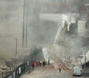 scaffolding collapses in Reading